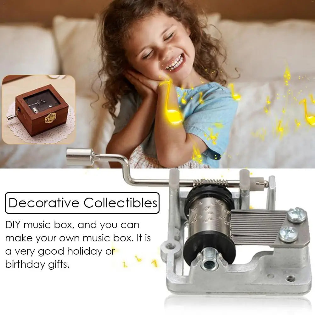 Mini Hand Cranking Music Movement DIY Music Box Accessories Decorative Collectibles Sailor Moon A Variety Of Music Available