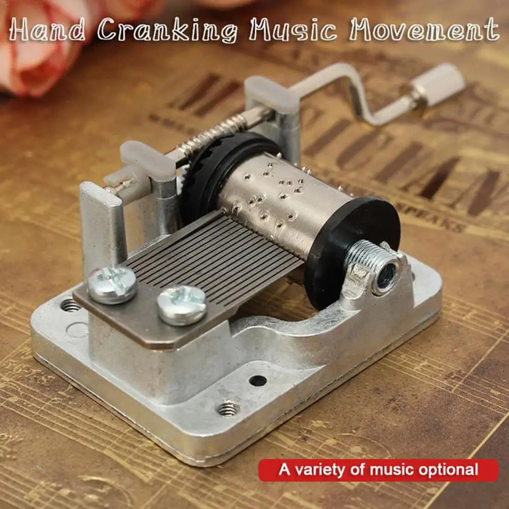 Mini Hand Cranking Music Movement DIY Music Box Accessories Decorative Collectibles Sailor Moon A Variety Of Music Available