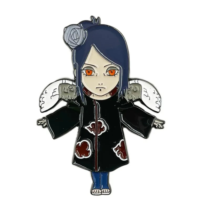 Metal Naruto Brooch Pins