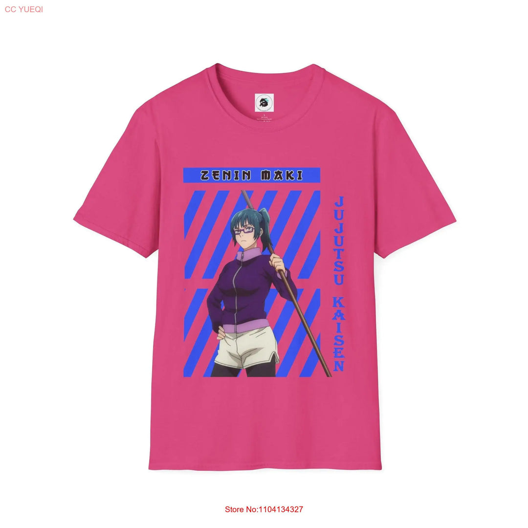Maki Zenin T Shirt jujutsu kaisen 0 anime jjk manga cosplay svg long or short sleeves
