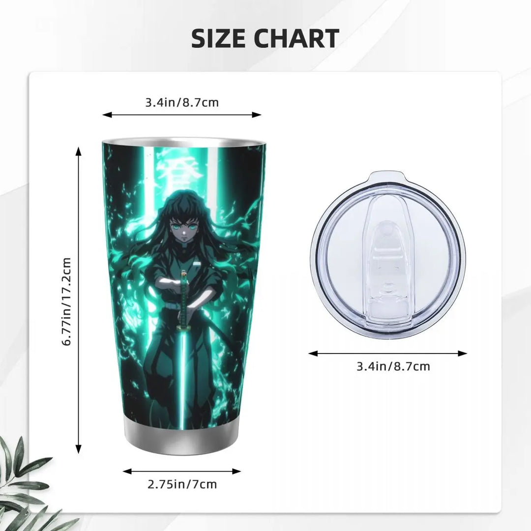 Muichiro Tokito Demon Slayer 20oz Cup Tumbler