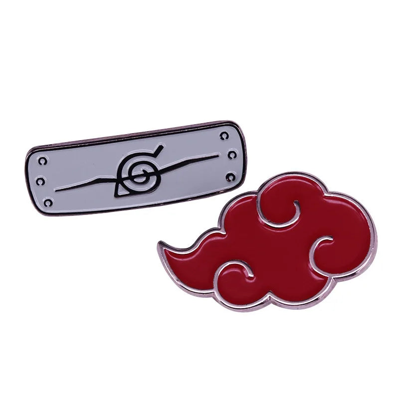Metal Naruto Brooch Pins