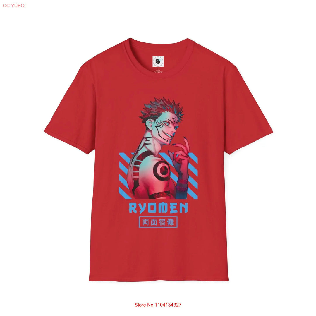 Sukuna shirt jujutsu kaisen 0 anime jjk manga cosplay svg long or short sleeves