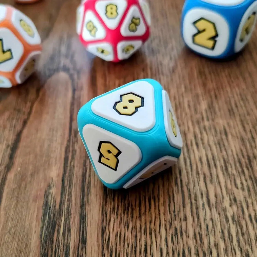 7 PCS Mushroom Party Tabletop Role-Playing Game Dice  Cool Games As Shown Plastic DND Dice Tabletop Role-Playing Party Game Dice