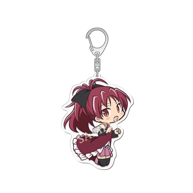 Madoka Magica Character Keychain Set