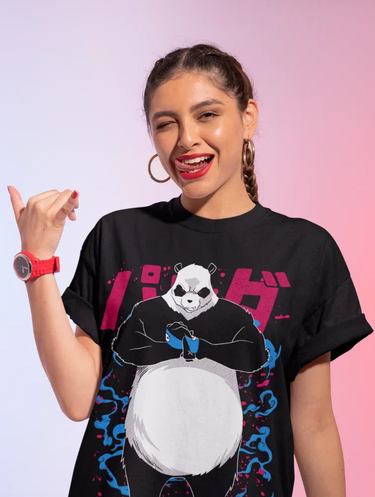 Panda T-Shirt Jujutsu Kaisen Anime JJK Gojo Satoru Shirt Soft Tee All Sizes