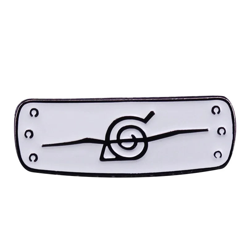 Metal Naruto Brooch Pins
