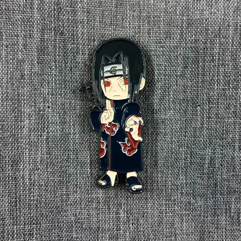 Metal Naruto Brooch Pins