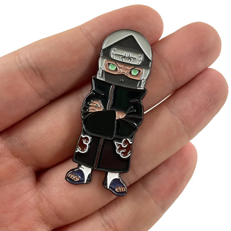 Metal Naruto Brooch Pins