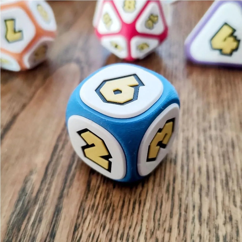 7 PCS Mushroom Party Tabletop Role-Playing Game Dice  Cool Games As Shown Plastic DND Dice Tabletop Role-Playing Party Game Dice