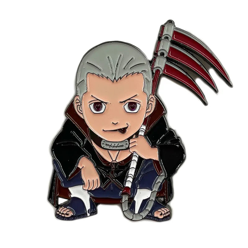 Metal Naruto Brooch Pins