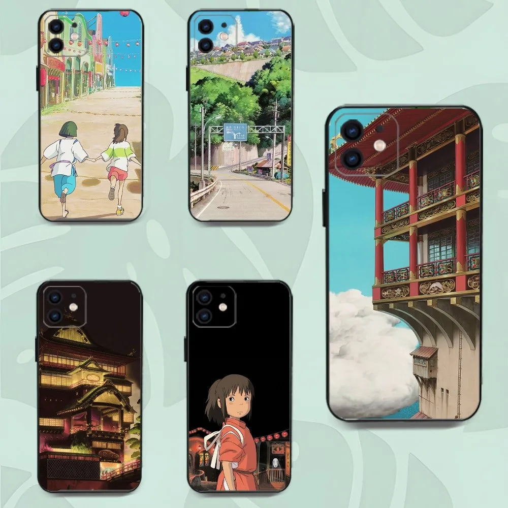 Spirited Away Movie Phone Case For Iphone 11-16 PRO