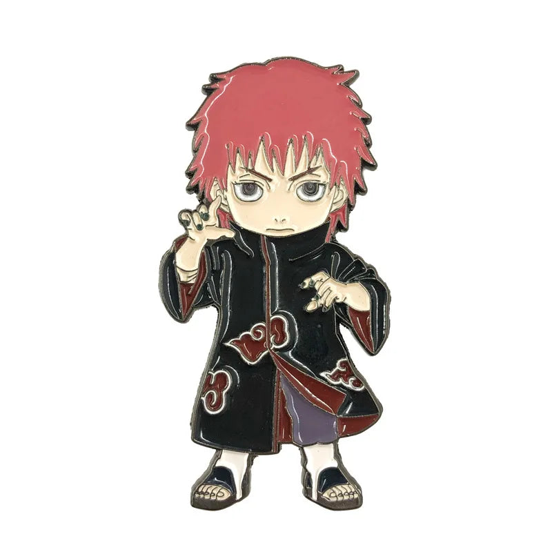 Metal Naruto Brooch Pins