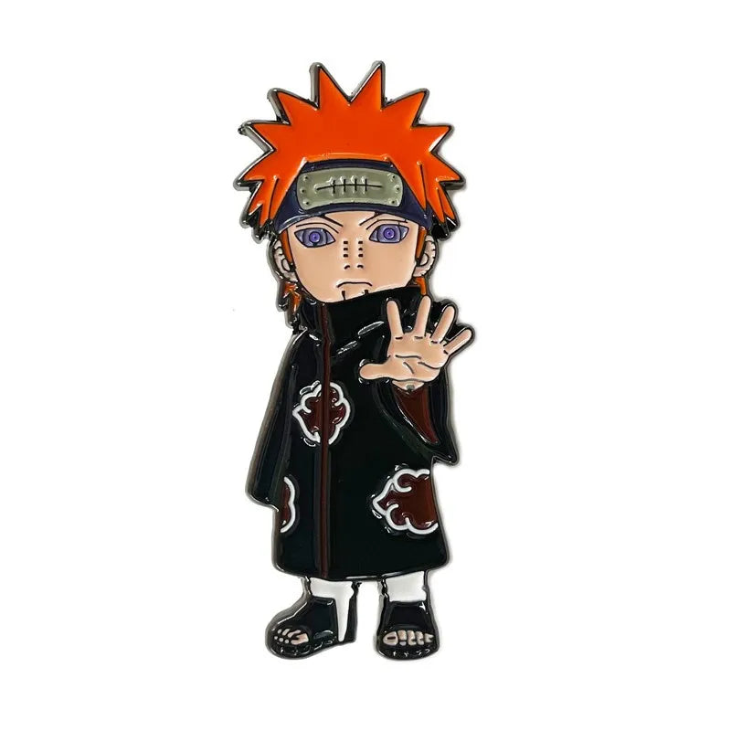 Metal Naruto Brooch Pins