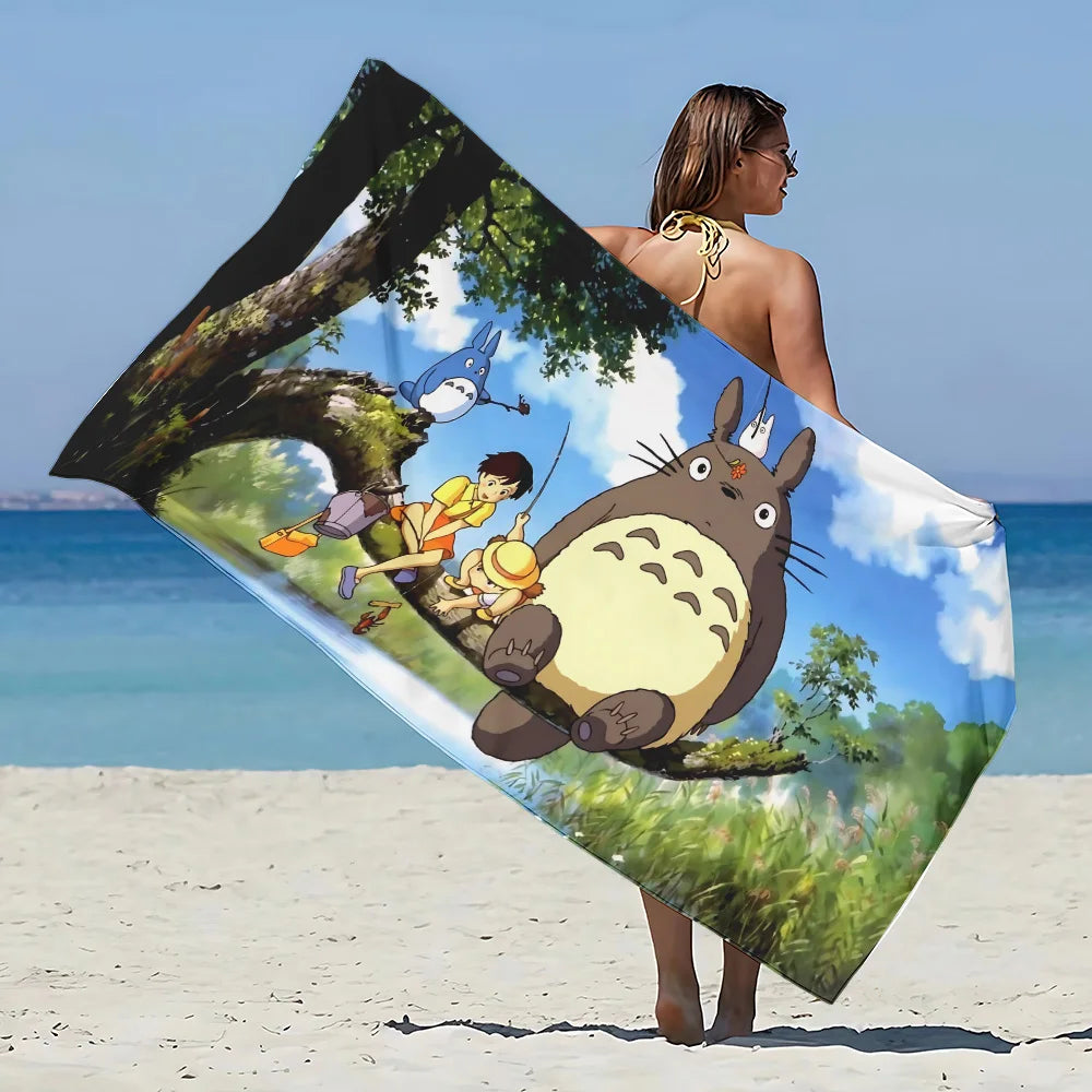 S-Spirited Away Beach Towel Microfiber Sand Free Quick Dry Soft Sandproof Pool Towels Gift for Women Travel Gym Shower Camping