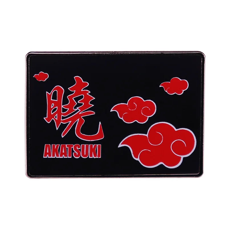 Metal Naruto Brooch Pins