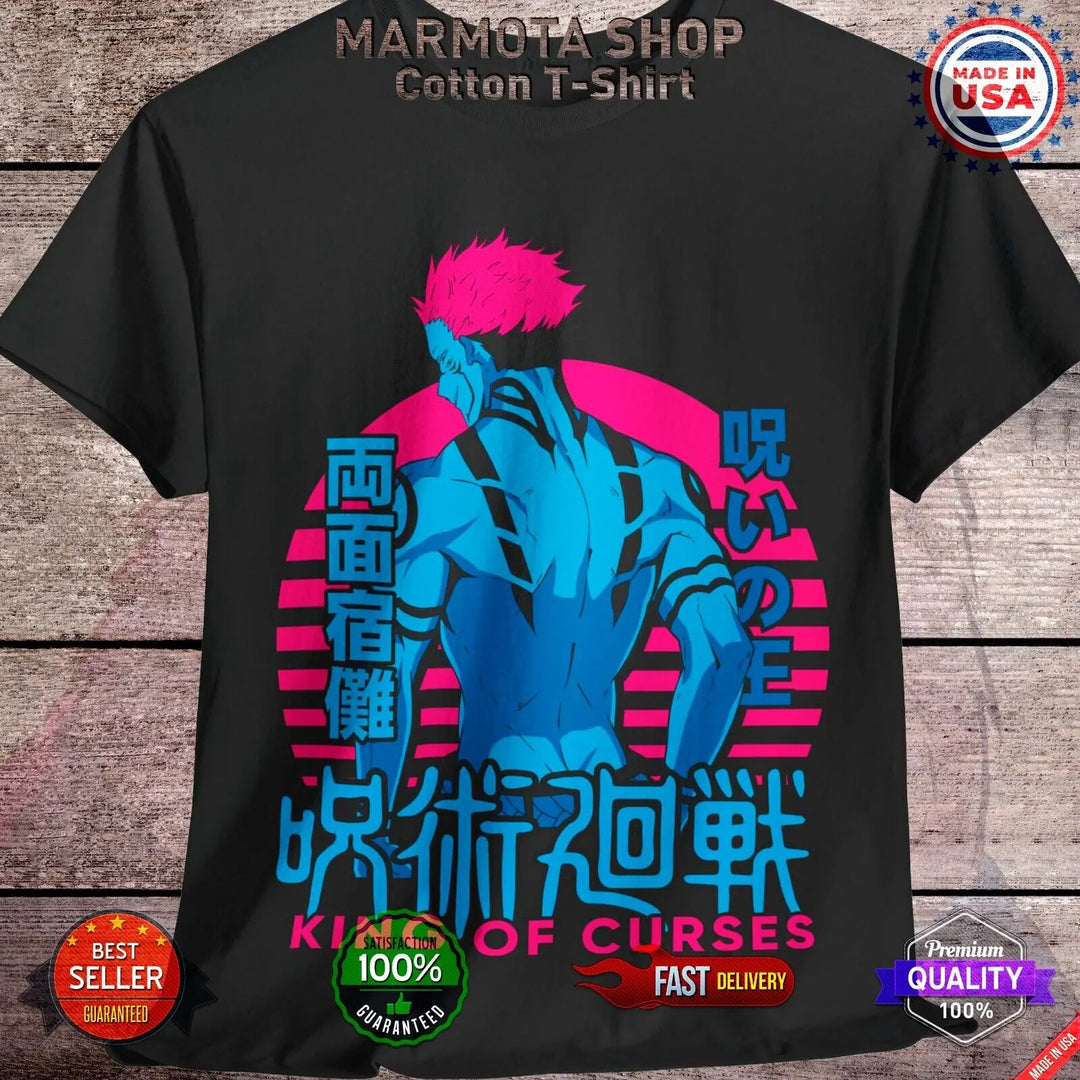 Sukuna Ryomen Jujutsu Kaisen T-Shirt Gojo Satoru Anime Japanese Tee Shirt JJK