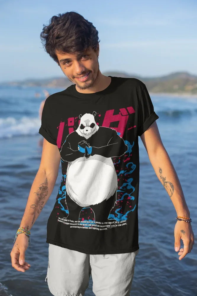 Panda T-Shirt Jujutsu Kaisen Anime JJK Gojo Satoru Shirt Soft Tee All Sizes