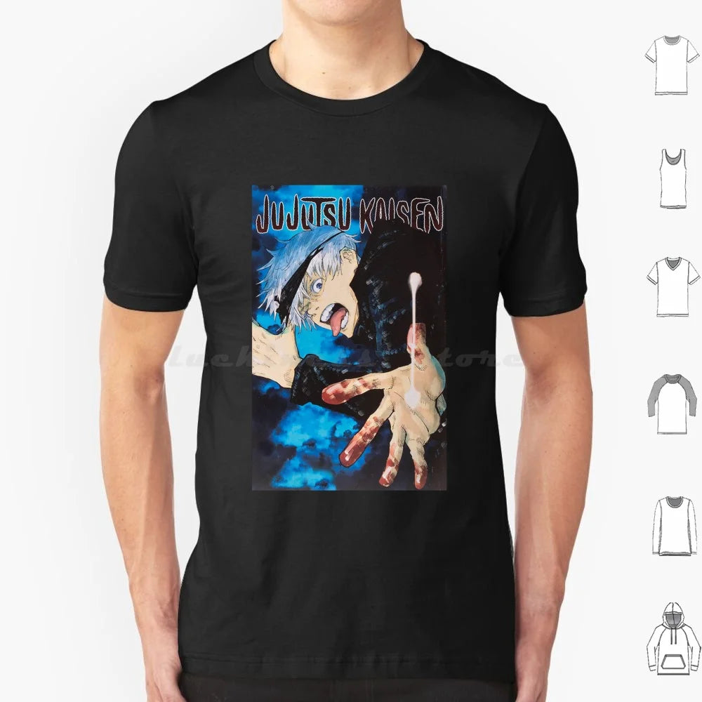 Jujutsu'Special-Manga T Shirt 6Xl Cotton Cool Tee Jujutsu Kaisen Anime Jjk Manga Gojo Jujutsu Itadori Sukuna Satoru Megumi
