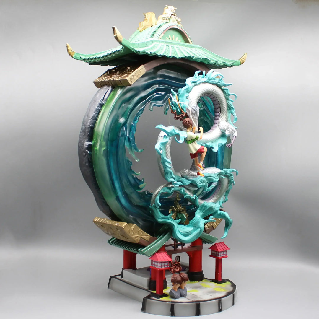 Spirited Away Anime Figure 55cm Ogino Chihiro Cartoon Anime Peripheral Model Pvc Gk Statue Figurine Collection Doll Decora Toys
