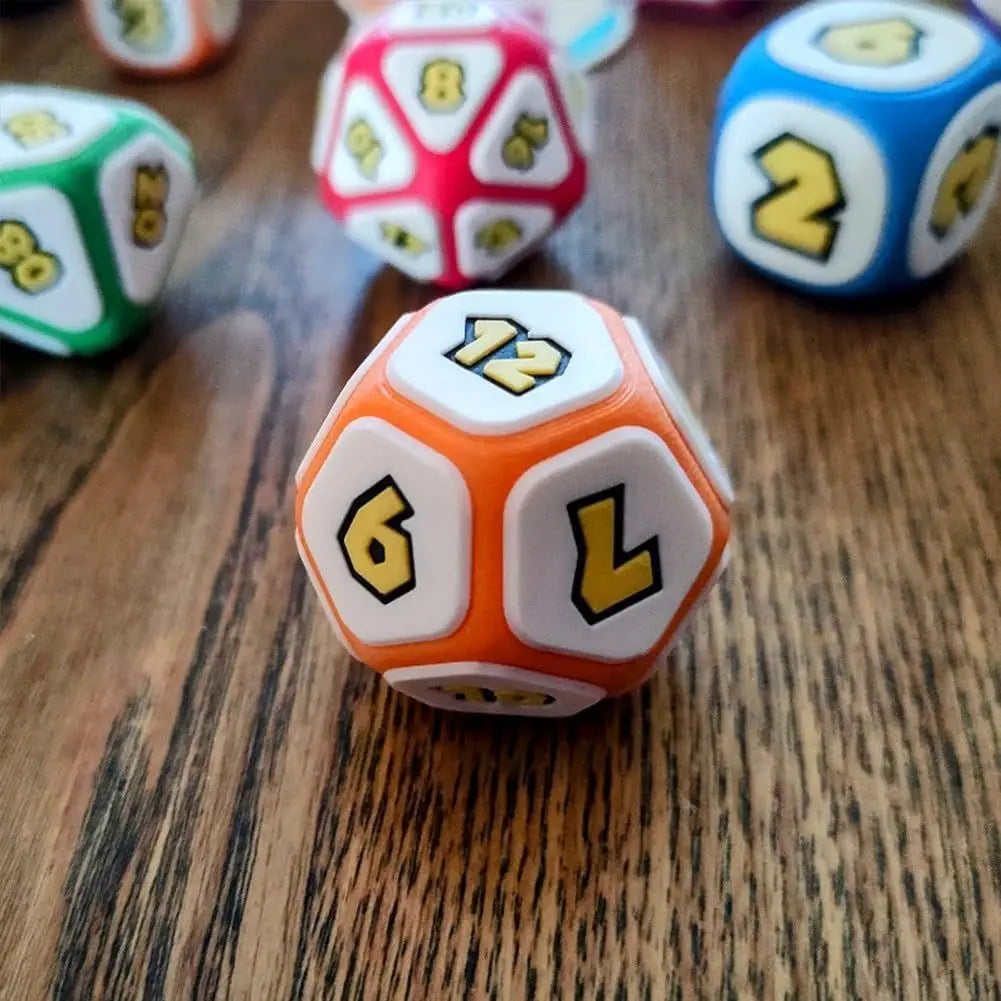 7 PCS Mushroom Party Tabletop Role-Playing Game Dice  Cool Games As Shown Plastic DND Dice Tabletop Role-Playing Party Game Dice