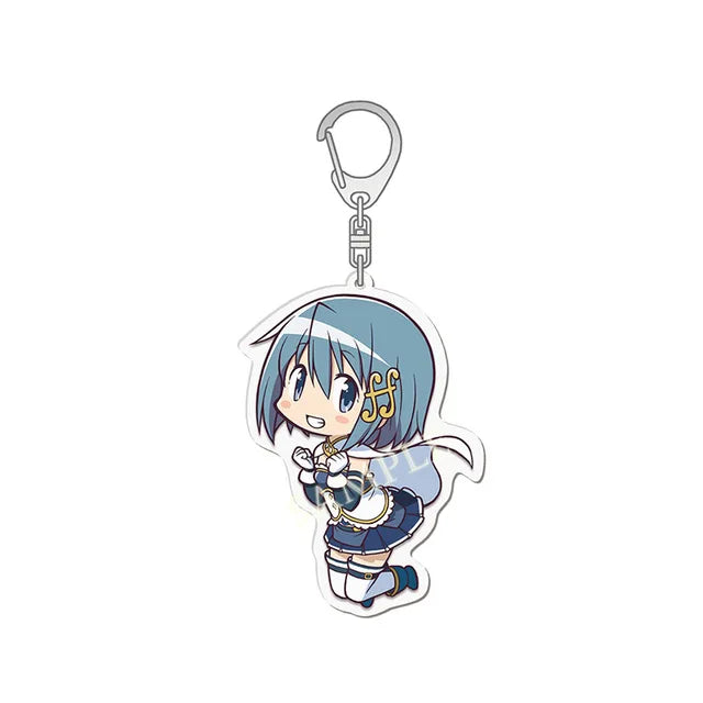 Madoka Magica Character Keychain Set