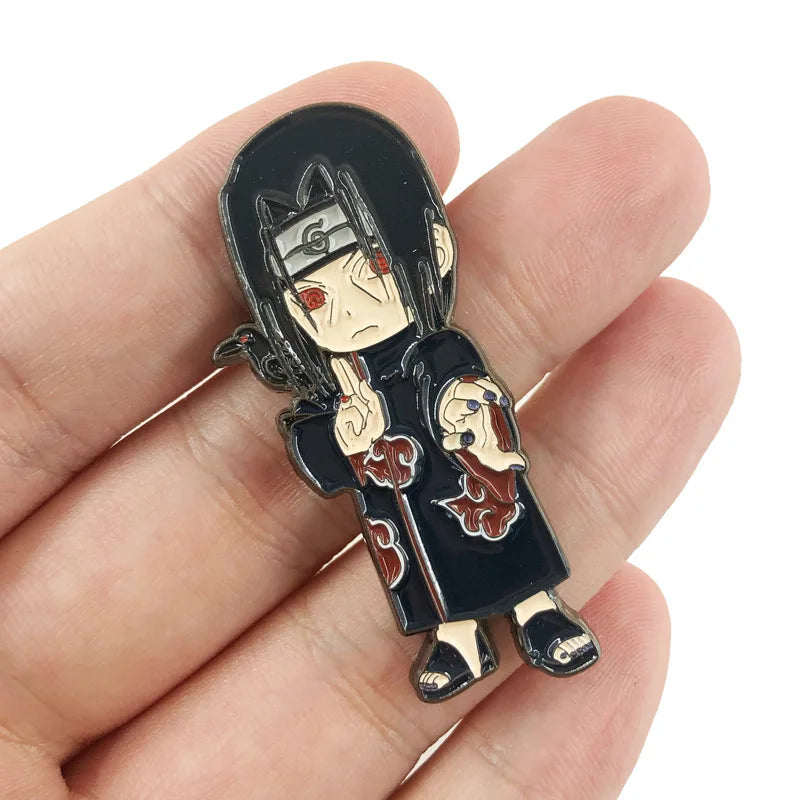Metal Naruto Brooch Pins
