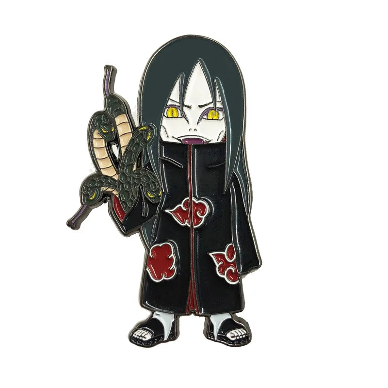 Metal Naruto Brooch Pins