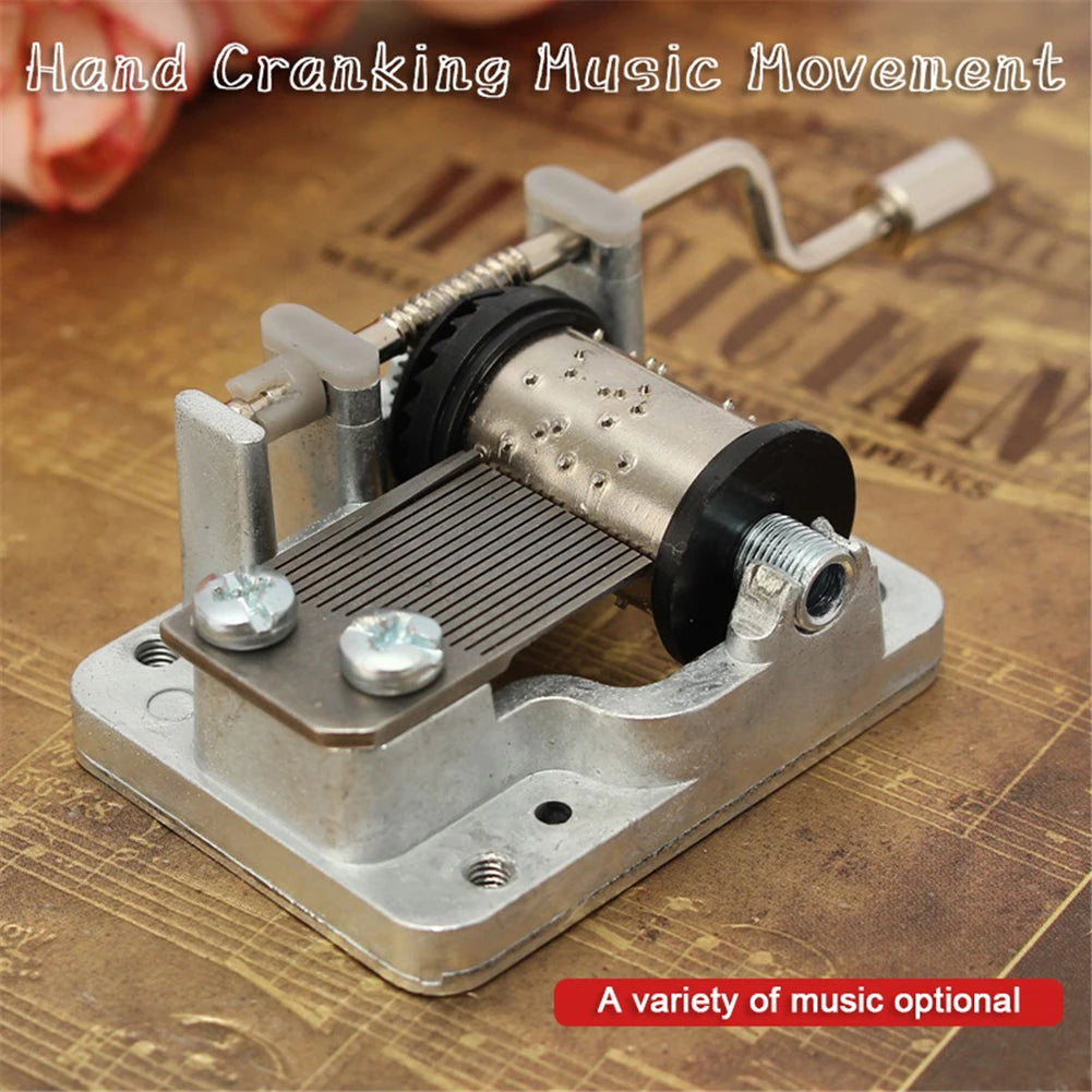 Mini Hand Cranking Music Movement DIY Music Box Accessories Decorative Collectibles Sailor Moon A Variety Of Music Available