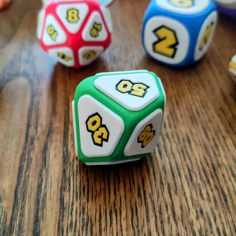 7 PCS Mushroom Party Tabletop Role-Playing Game Dice  Cool Games As Shown Plastic DND Dice Tabletop Role-Playing Party Game Dice