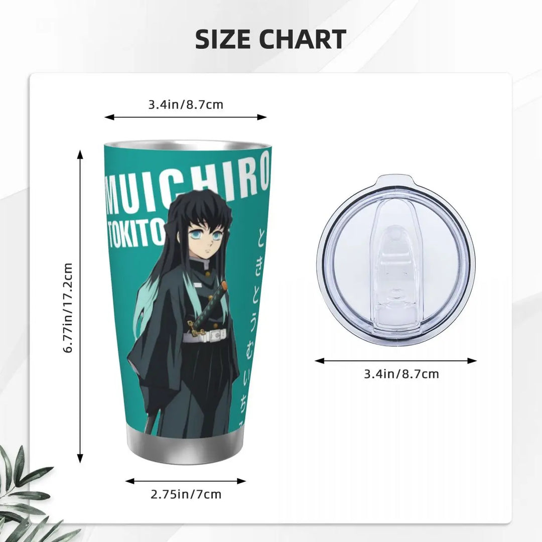 Muichiro Tokito Demon Slayer 20oz Stainless Steel Insulated Tumbler