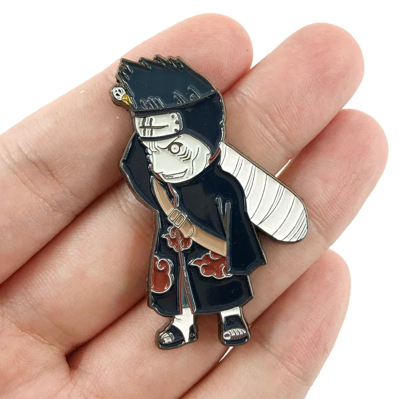 Metal Naruto Brooch Pins